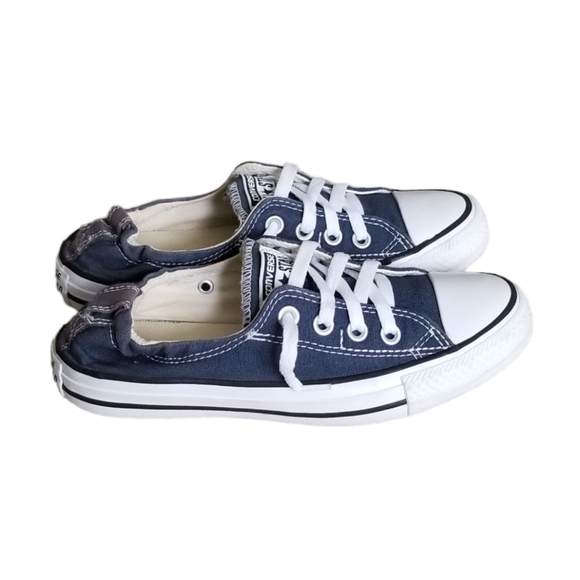 Converse Chuck Taylor All Star CTAS Shoreline Slip Womens Size 6.5 Navy Blue - Picture 6 of 12